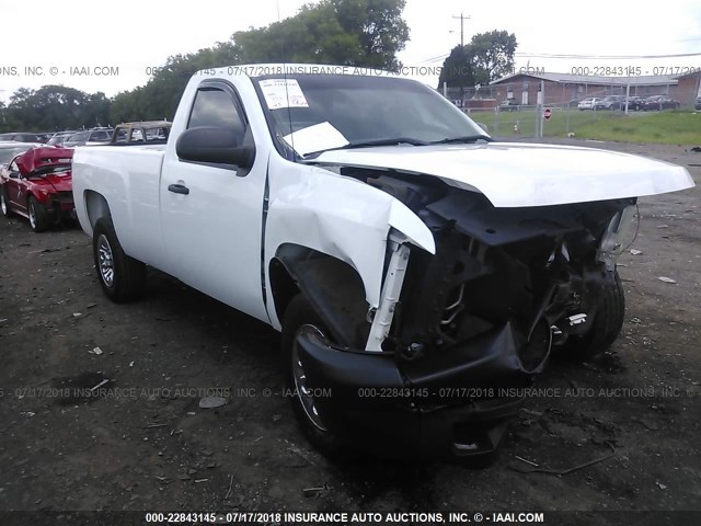 1GCPCPEX3AZ274374 - 2010 CHEVROLET SILVERADO C1500 WHITE photo 1