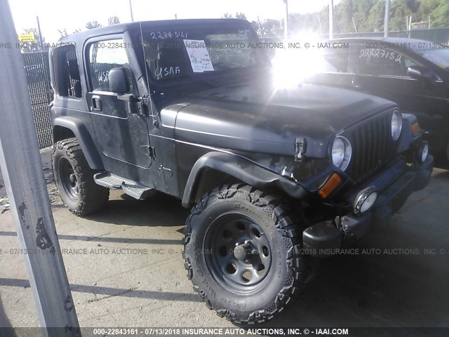 1J4FA49SX3P363821 - 2003 JEEP WRANGLER / TJ SPORT BLACK photo 1