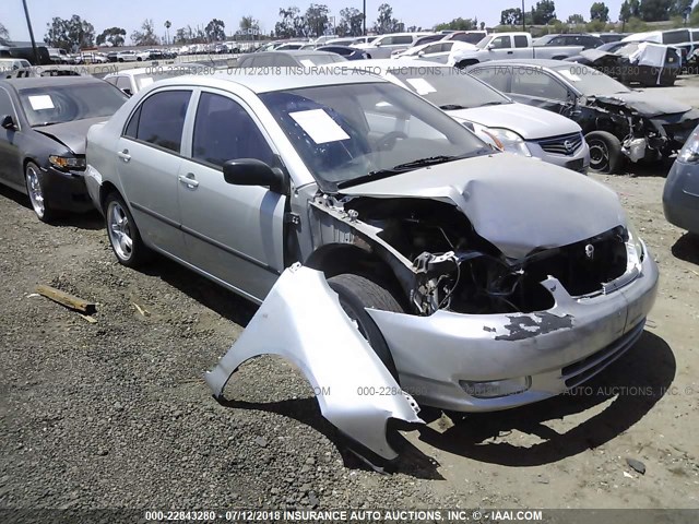 JTDBR32E330041722 - 2003 TOYOTA COROLLA CE/LE SILVER photo 1