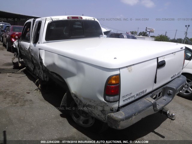 5TBBT44104S449197 - 2004 TOYOTA TUNDRA ACCESS CAB SR5 WHITE photo 3