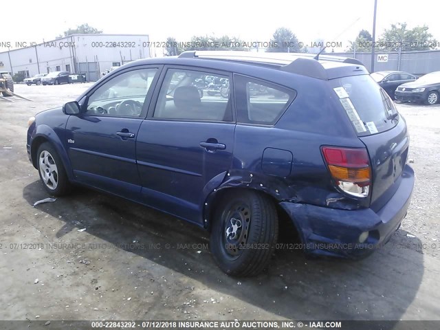 5Y2SL63845Z427172 - 2005 PONTIAC VIBE BLUE photo 3