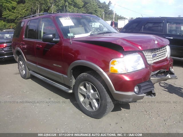 1FMDU74W24UA79985 - 2004 FORD EXPLORER EDDIE BAUER RED photo 1