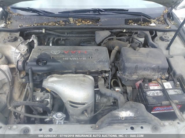 4T1BE32K82U611332 - 2002 TOYOTA CAMRY LE/XLE/SE 银色 照片 10