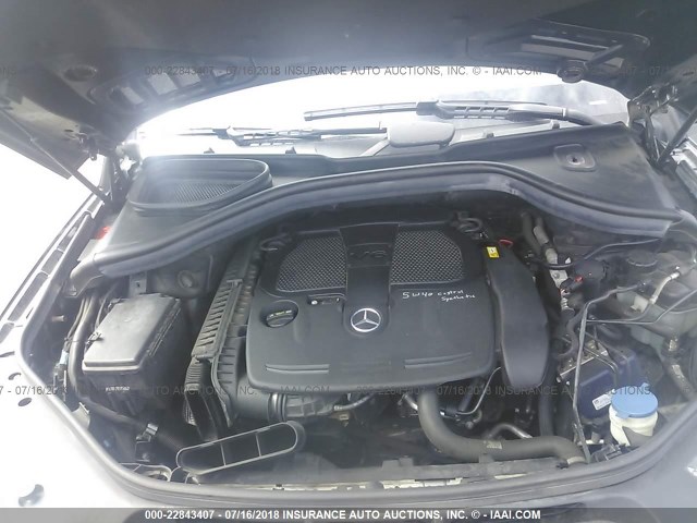 4JGDA5HB3DA202280 - 2013 MERCEDES-BENZ ML 350 4MATIC BLACK photo 10