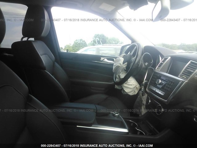4JGDA5HB3DA202280 - 2013 MERCEDES-BENZ ML 350 4MATIC BLACK photo 5