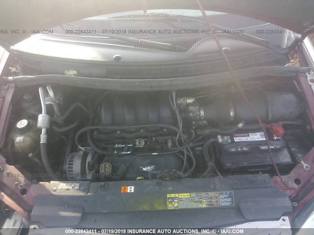 2FMZA51453BB17574 - 2003 FORD WINDSTAR LX BURGUNDY photo 10