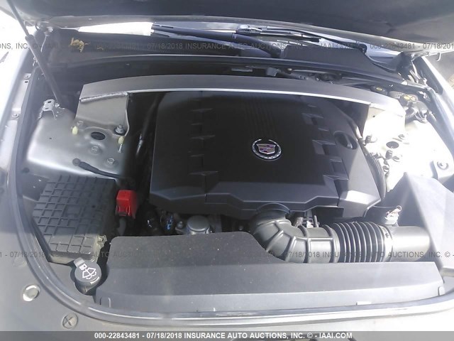 1G6DA5EY7B0167911 - 2011 CADILLAC CTS SILVER photo 10