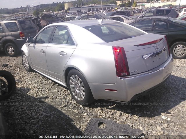 1G6DA5EY7B0167911 - 2011 CADILLAC CTS SILVER photo 3
