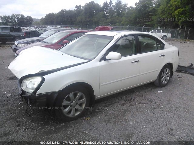 KNAGE124X65029603 - 2006 KIA OPTIMA LX/EX WHITE photo 2