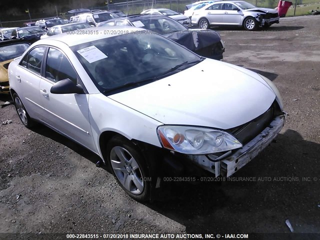 1G2ZG58B374184072 - 2007 PONTIAC G6 SE WHITE photo 1