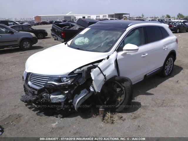 2LMPJ6LR3GBL38767 - 2016 LINCOLN MKX RESERVE Ağ foto 2