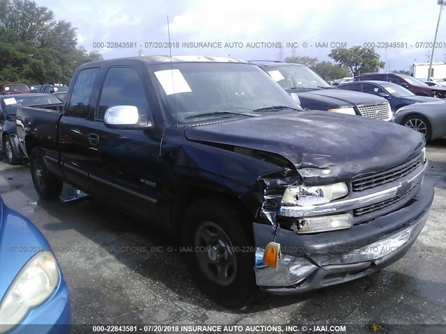 1GCEC19VXYZ324713 - 2000 CHEVROLET SILVERADO C1500 BLACK photo 1