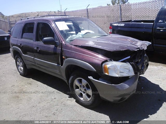 4F2YU08152KM37892 - 2002 MAZDA TRIBUTE LX/ES 勃艮第红 照片 1