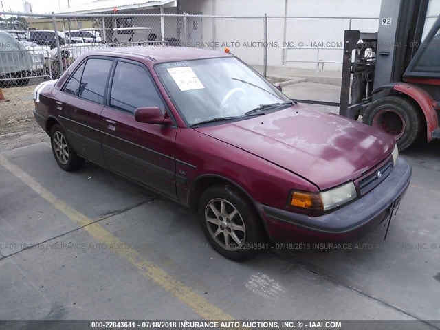 JM1BG2269P0566881 - 1993 MAZDA PROTEGE LX RED photo 1