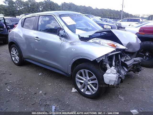 JN8AF5MV4CT121207 - 2012 NISSAN JUKE S/SV/SL SILVER photo 1