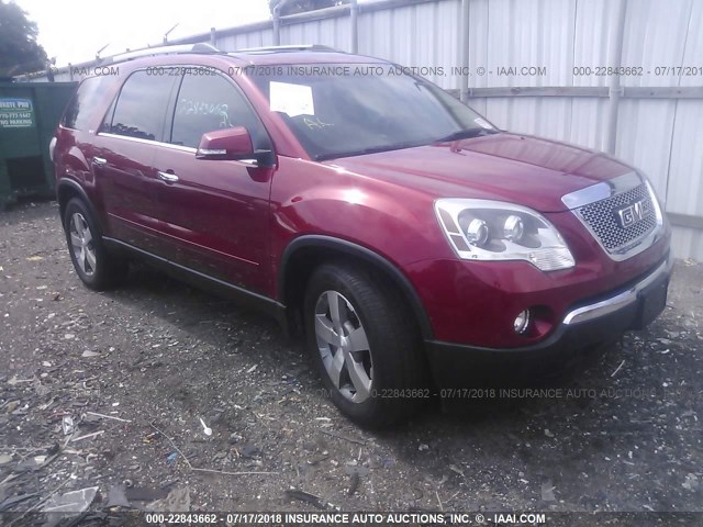 1GKKRRED8CJ325254 - 2012 GMC ACADIA SLT-1 BURGUNDY photo 1