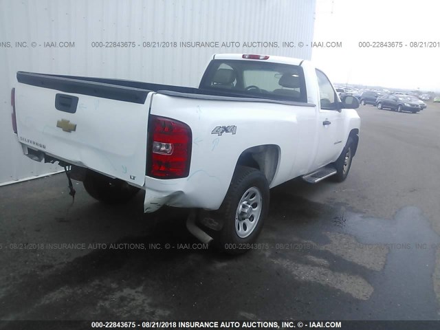 1GCNKPEX1CZ102390 - 2012 CHEVROLET SILVERADO K1500 WHITE photo 4