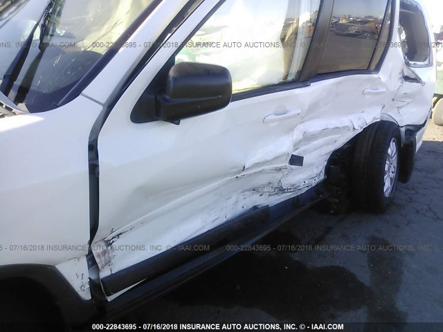 JHLRD78906C045117 - 2006 HONDA CR-V SE/EX WHITE photo 6