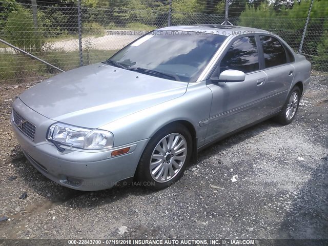 YV1TS91Z841355551 - 2004 VOLVO S80 T6/ELITE SILVER photo 2