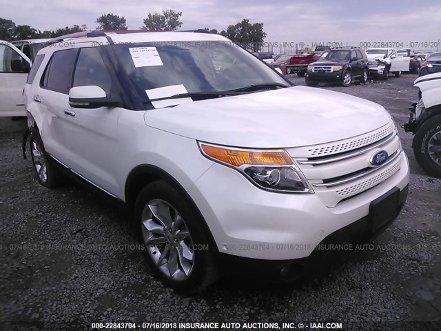1FMHK8F81CGA79534 - 2012 FORD EXPLORER LIMITED 白色 照片 1