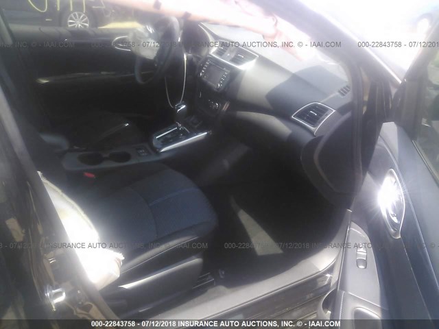 3N1AB7AP4GY331136 - 2016 NISSAN SENTRA S/SV/SR/SL BLACK photo 5