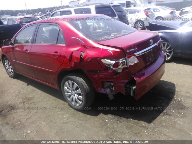 2T1BU4EE7DC077288 - 2013 TOYOTA COROLLA S/LE RED photo 6