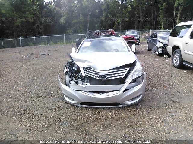 KMHFH4JG5DA279091 - 2013 HYUNDAI AZERA GLS/LIMITED SILVER photo 6