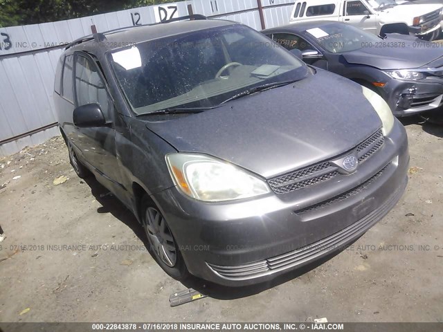 5TDZA23C95S237905 - 2005 TOYOTA SIENNA CE/LE GRAY photo 1