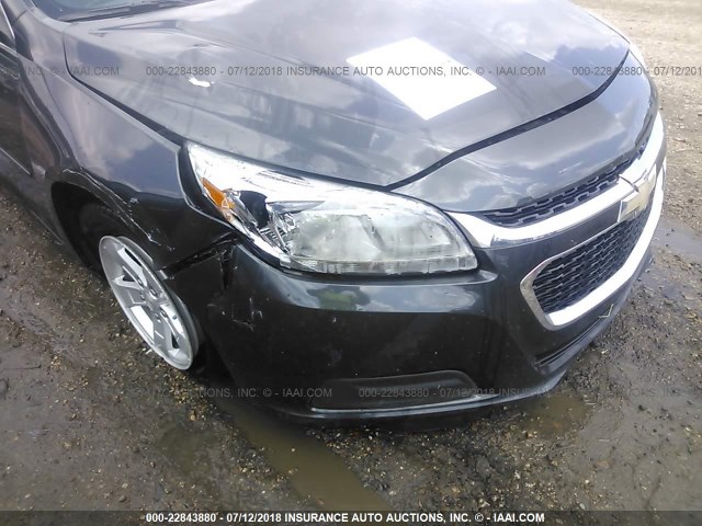 1G11B5SL3EF222905 - 2014 CHEVROLET MALIBU LS GRAY photo 6