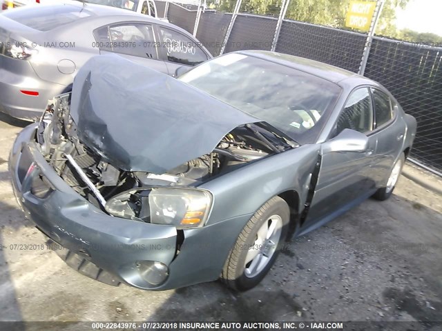 2G2WP552161288707 - 2006 PONTIAC GRAND PRIX Մոխրագույն լուսանկար 2