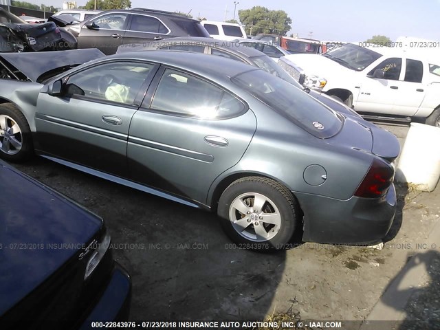 2G2WP552161288707 - 2006 PONTIAC GRAND PRIX Մոխրագույն լուսանկար 3