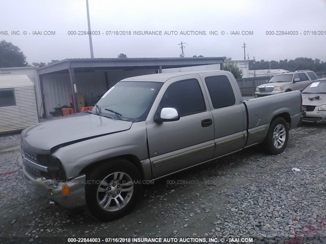 2GCEC19T011282968 - 2001 CHEVROLET SILVERADO C1500 GRAY photo 2