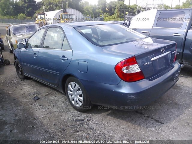 4T1BE32K43U235472 - 2003 TOYOTA CAMRY LE/XLE/SE 蓝色 照片 3