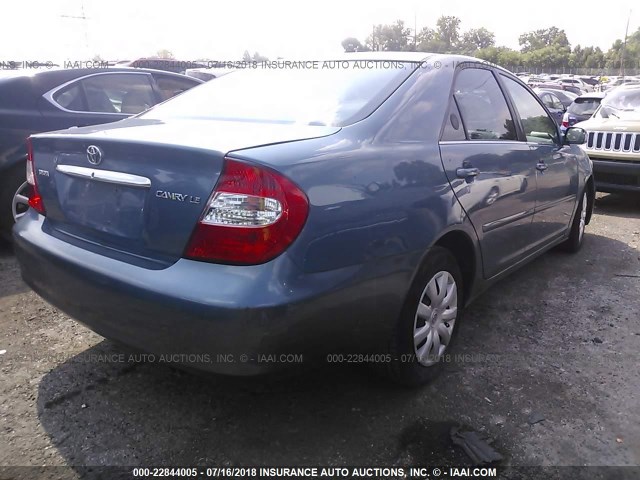4T1BE32K43U235472 - 2003 TOYOTA CAMRY LE/XLE/SE 蓝色 照片 4