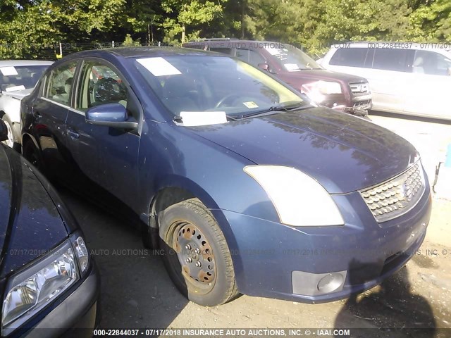 3N1AB61E37L685042 - 2007 NISSAN SENTRA 2.0/2.0S/2.0SL BLUE photo 1