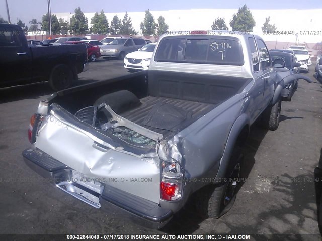 5TESN92N14Z350993 - 2004 TOYOTA TACOMA XTRACAB PRERUNNER SILVER photo 4