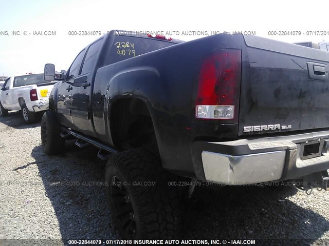 1GT120C82CF215901 - 2012 GMC SIERRA K2500 SLE BLACK photo 3