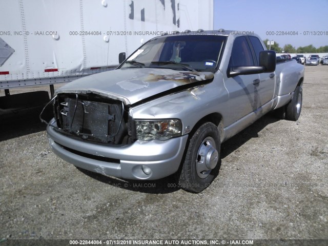 3D7MA48C63G827849 - 2003 DODGE RAM 3500 ST/SLT SILVER photo 2