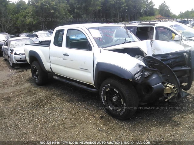 5TEUU42N88Z563511 - 2008 TOYOTA TACOMA ACCESS CAB WHITE photo 1