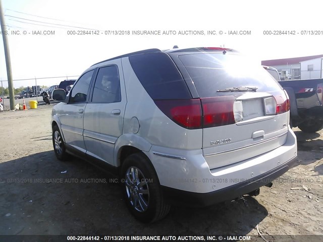 3G5DB03725S560842 - 2005 BUICK RENDEZVOUS CX/CXL WHITE photo 3