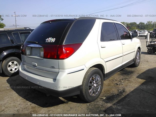 3G5DB03725S560842 - 2005 BUICK RENDEZVOUS CX/CXL WHITE photo 4