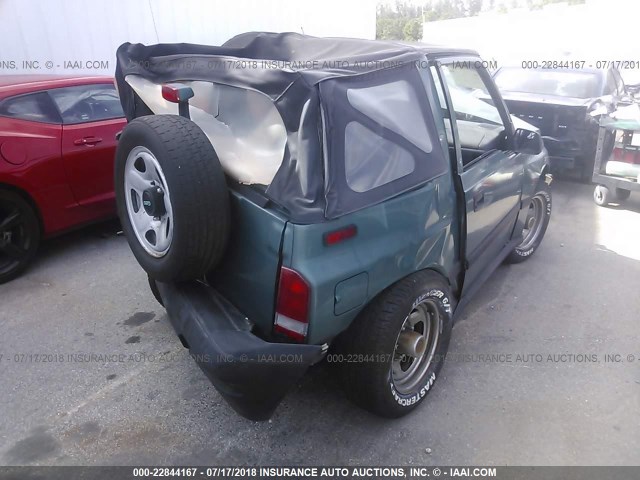 2CNBE1865T6930265 - 1996 GEO TRACKER GREEN photo 4