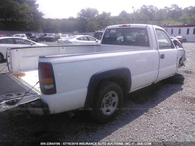 1GCEC14X63Z167716 - 2003 CHEVROLET SILVERADO C1500 WHITE photo 4