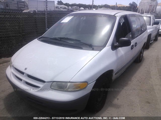 2B4GP24R3XR200768 - 1999 DODGE GRAND CARAVAN  WHITE photo 2