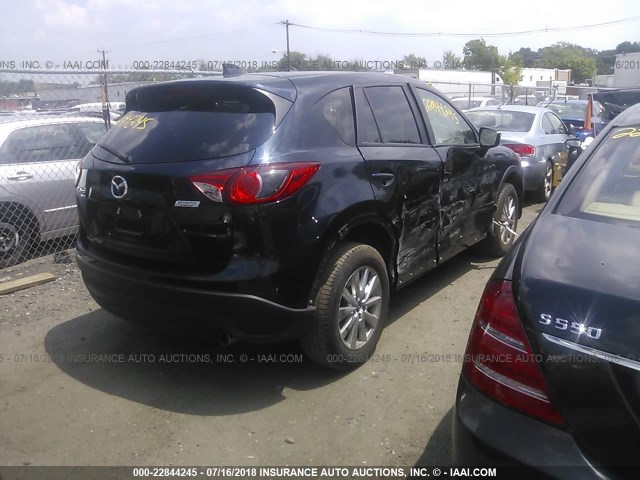 JM3KE4CY8F0543437 - 2015 MAZDA CX-5 TOURING Темно-синий фото 4
