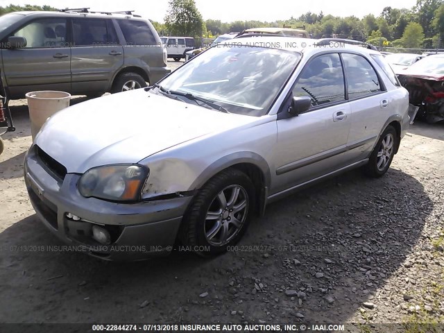 JF1GG68595H818967 - 2005 SUBARU IMPREZA OUTBACK SPORT/OUTBACK SPC SILVER photo 2