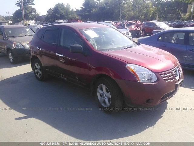 JN8AS5MV1AW130339 - 2010 NISSAN ROGUE S/SL/KROM RED photo 1