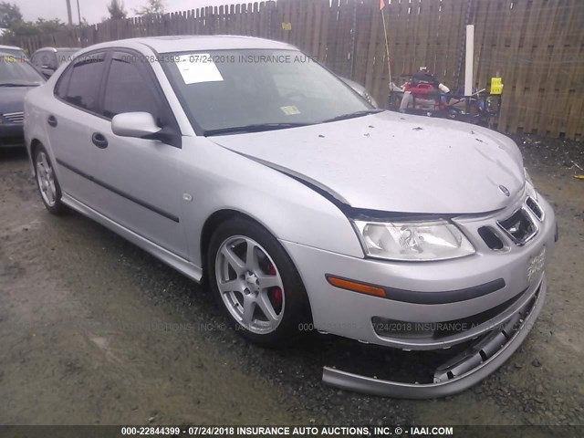 YS3FH49Y251047320 - 2005 SAAB 9-3 AERO SILVER photo 1