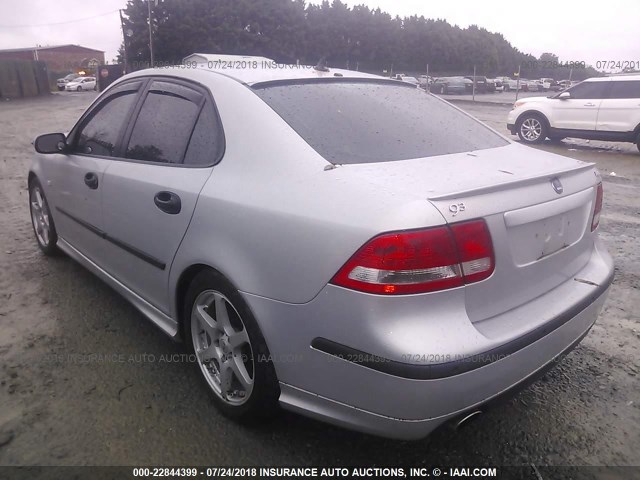 YS3FH49Y251047320 - 2005 SAAB 9-3 AERO SILVER photo 3