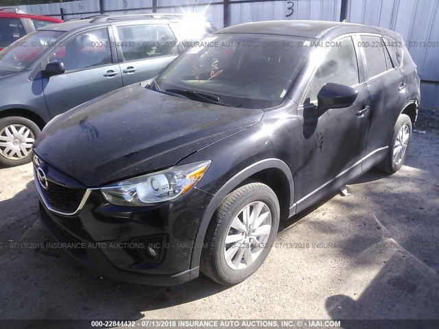 JM3KE4CY8F0432807 - 2015 MAZDA CX-5 TOURING BLACK photo 2